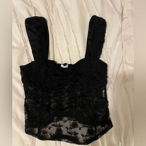 Black Lace urban outfitters Top